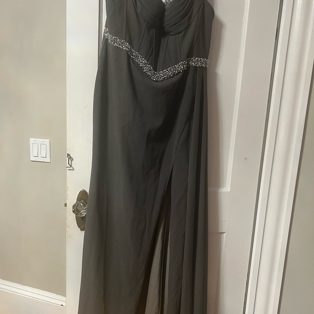 Fashion Nova Charcoal Gray Coat